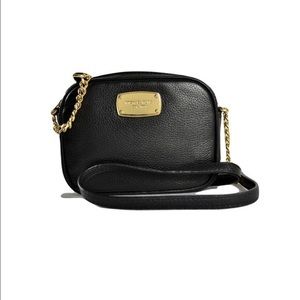 Michael kors Hamilton small black leather bag
